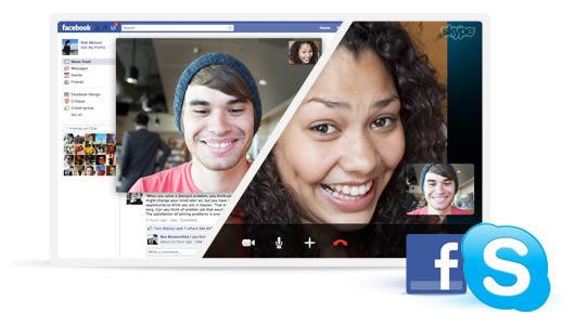 facebook_skype Skype FB to FB calls