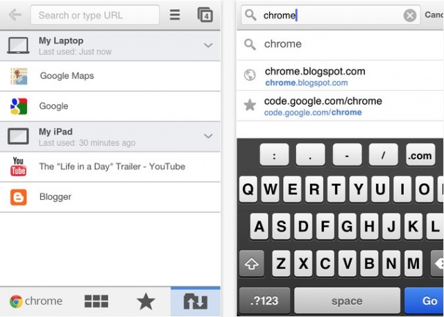 Google Chrome for iOS