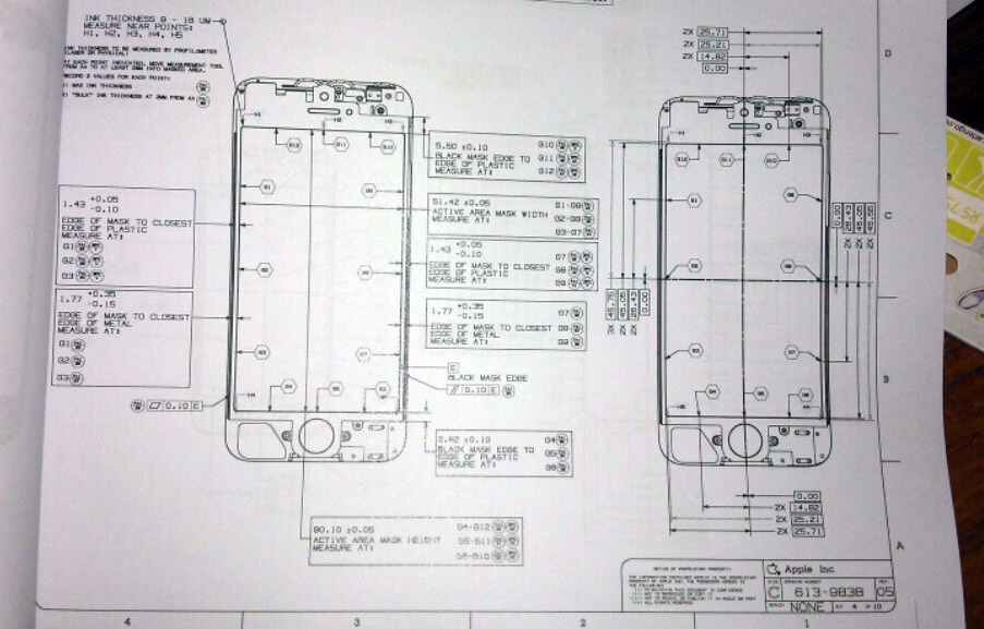 iPhone 5 Schéma