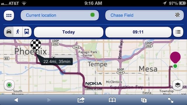 iOS 6 Maps - Alternatives - Nokia