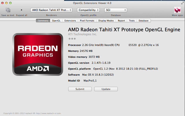 OS X 10.8.3 AMD Radeon Tahiti