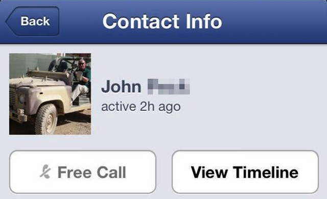 Facebook Messenger VoIP